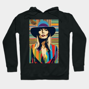 Art Deco Joni Mitchell Hoodie